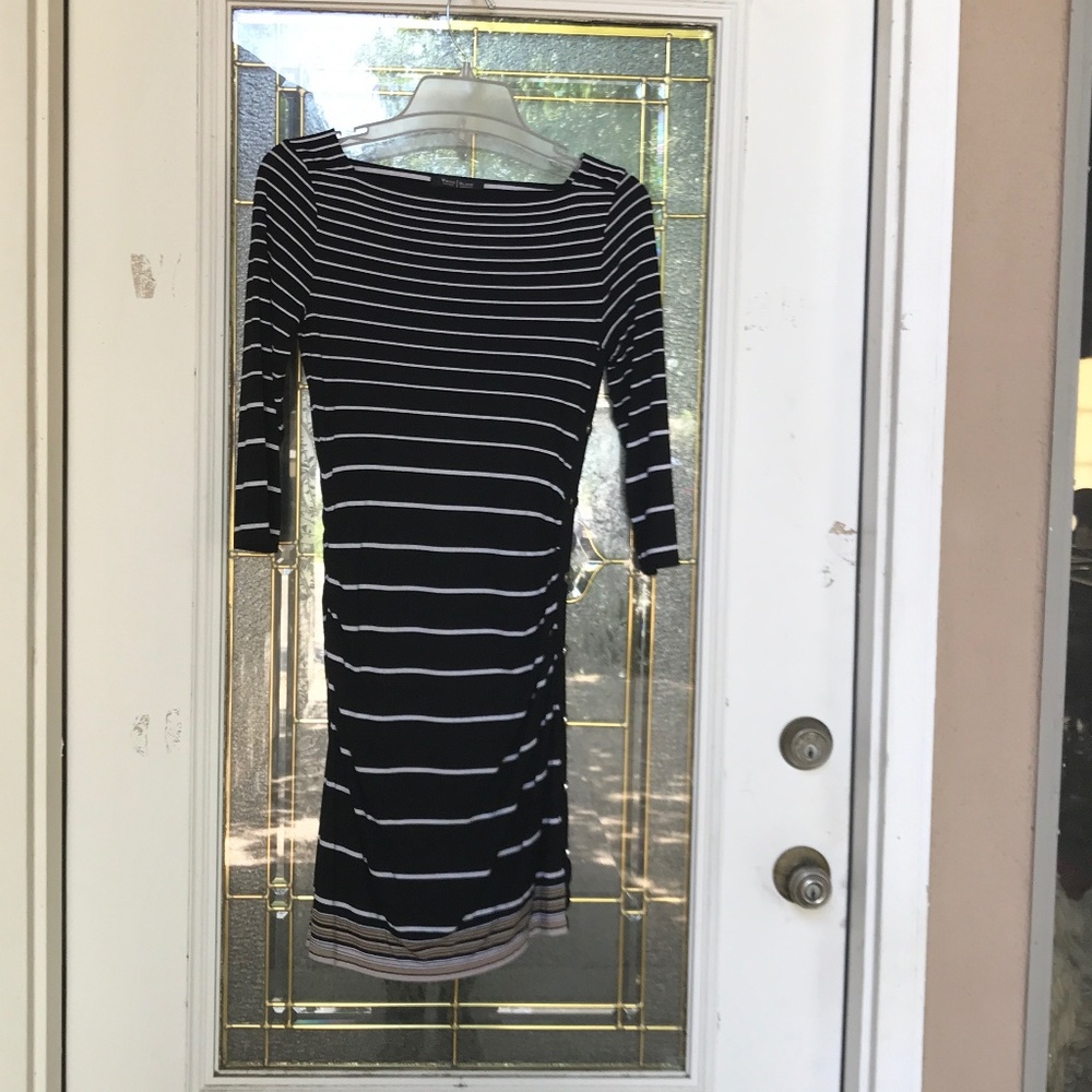 Black and white dress